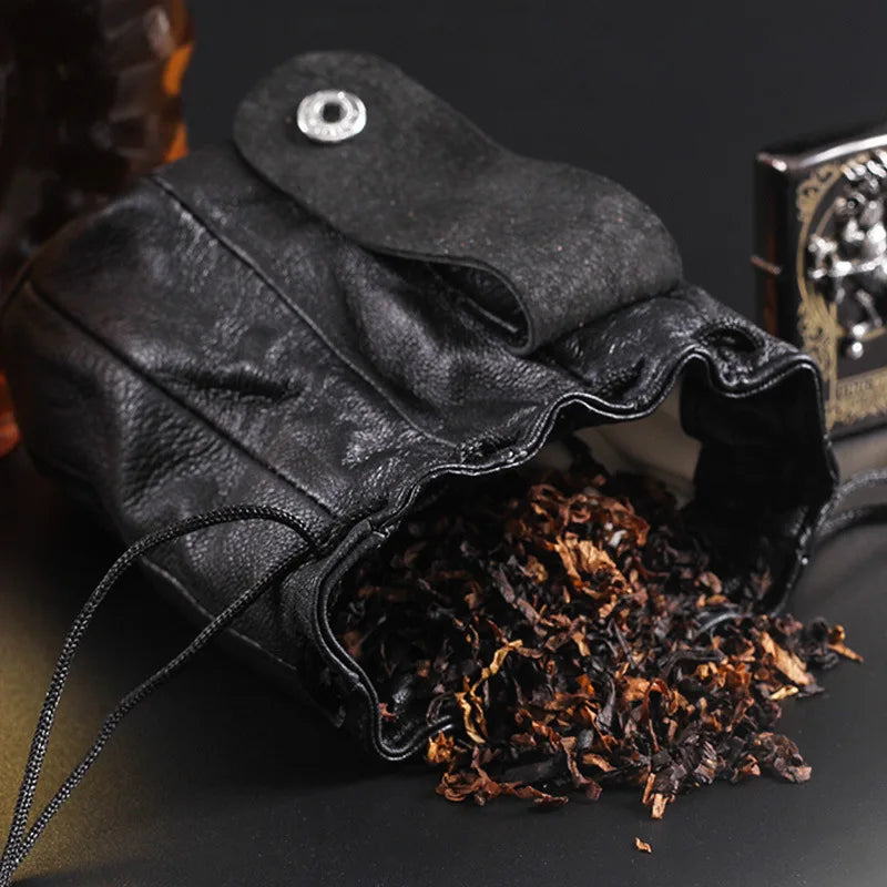Leather Waterproof Tobacco Bag