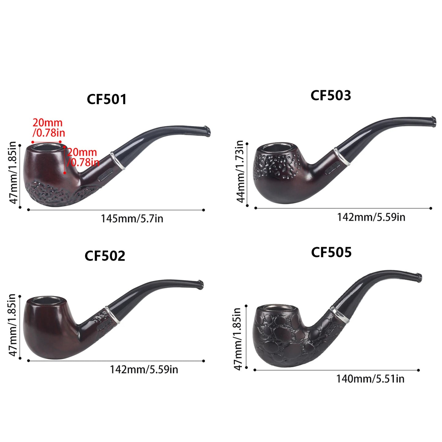 Solid Wood Styled Pipe